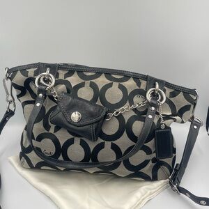 Coach Black and Gray Women's Bag